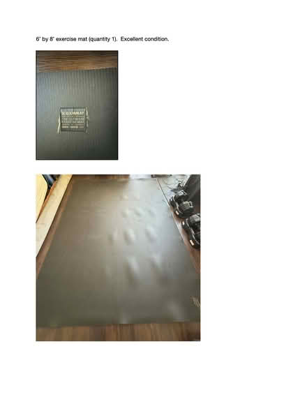 Photo of free Workout Mat (Downtown Santa Monica) #1