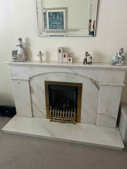 Photo of free Solid Marble Fireplace (Glasgow G53) #1