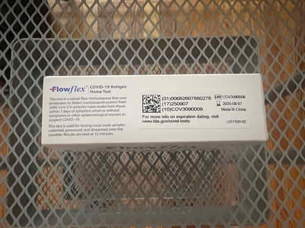 Photo of free Covid tests expire 9/7/25 (Middletown) #2