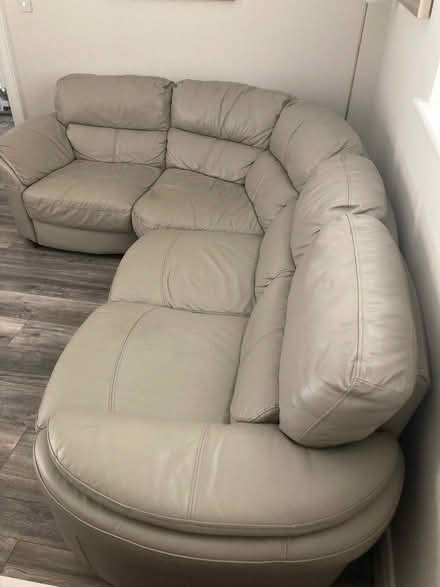 Photo of free L-shape leather sofa (Donacarney, co Meath) #4