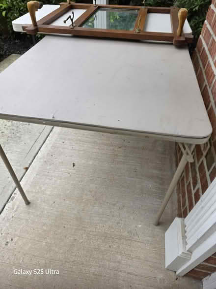 Photo of free Card table (Belle mead nj off route 206) #1