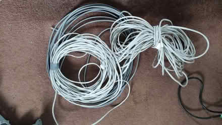 Photo of free 3x CAT 5e cables - various lengths (around 20m each) (Northern Moor M23) #1