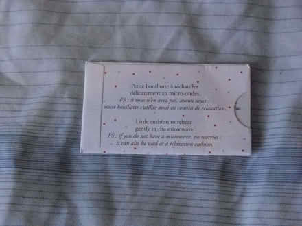 Photo of free Little cushion which can be heated up. Never been used. (Grange Court E10) #3