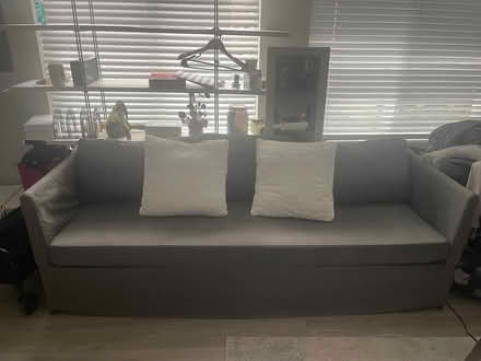 Photo of free Modern Gray Sofa with Cushions (Capitol hill) #2