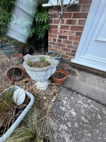 Photo of free Heavy Stone/concrete Planters (Queens Park BH8) #1