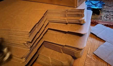 Photo of free unfolded cardboard boxes (Near Longfellow Park) #4