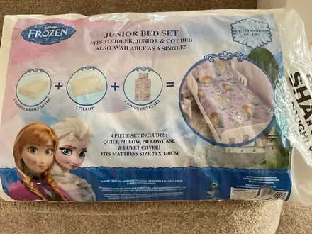 Photo of free Frozen junior bed set (Cross hills Keighley Bd20) #1