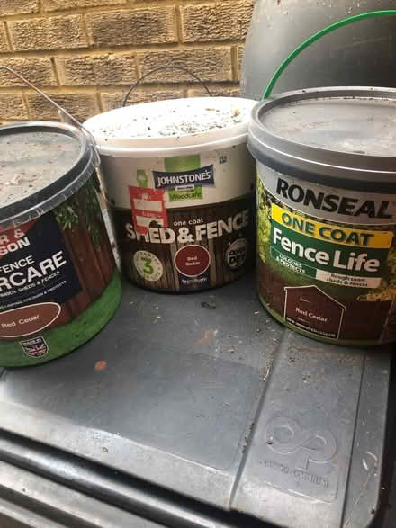 Photo of free Red cedar fence paint (Wilstead MK45) #1