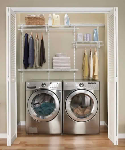 Photo of free Closet metal shelves (Folkstone dr, herndon) #3