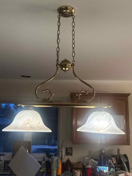 Photo of free Chandelier and Island Light (Maple Glen) #3