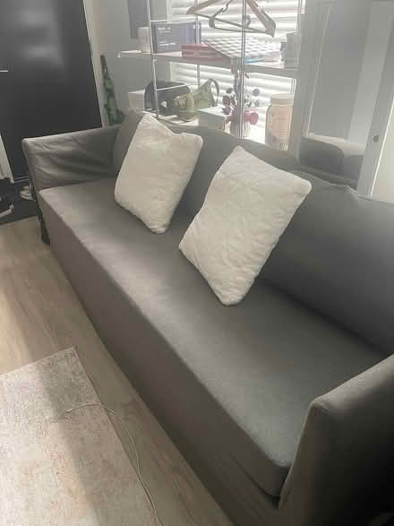 Photo of free Modern Gray Sofa with Cushions (Capitol hill) #3