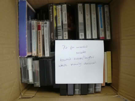 Photo of free 74 x music cassette tapes Bought from high street shops (Kempsey WR5) #1