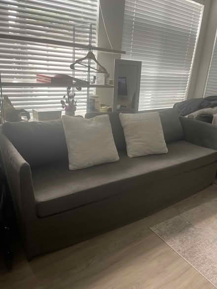 Photo of free Modern Gray Sofa with Cushions (Capitol hill) #4