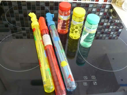 Photo of free 6 x assorted bubble wands with ready-mixed liquid (Kempsey WR5) #1