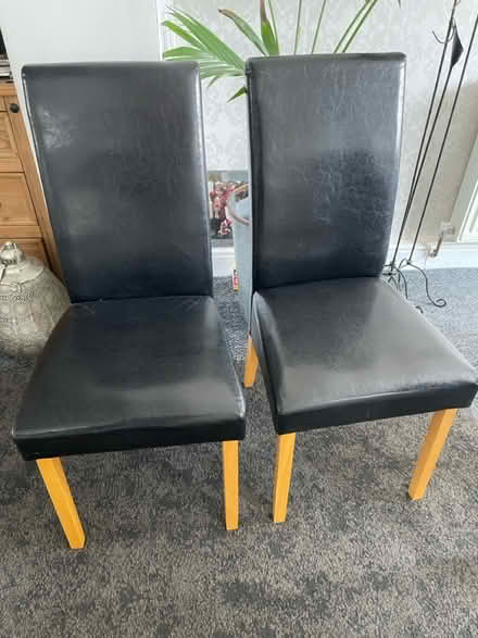 Photo of free Black chairs (Welling DA16) #1