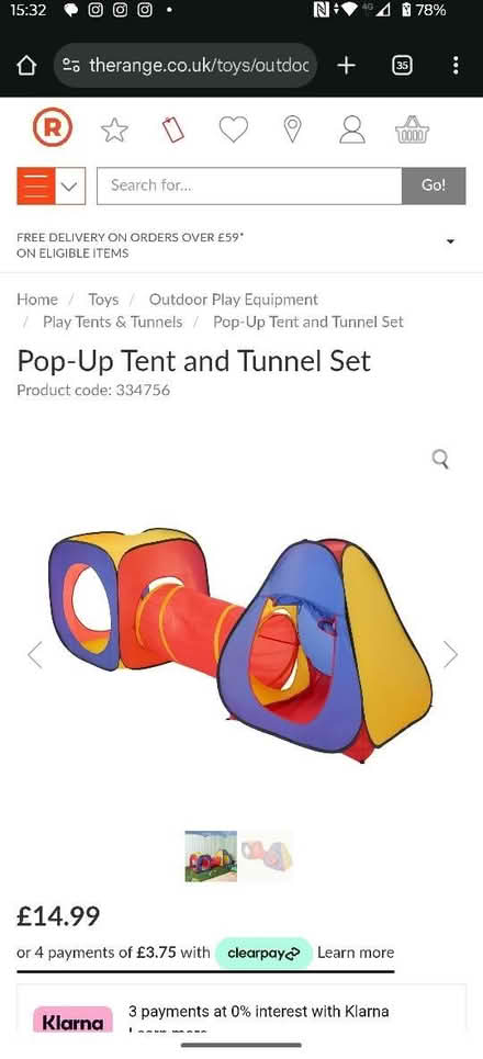 Photo of free tent, tunnel, ball pit & balls (Sheffield S14 1FL) #1