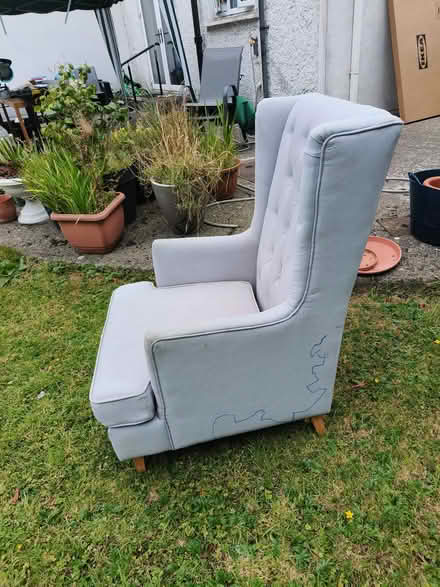 Photo of free Grey Arm Chair (Dublin 12) #2