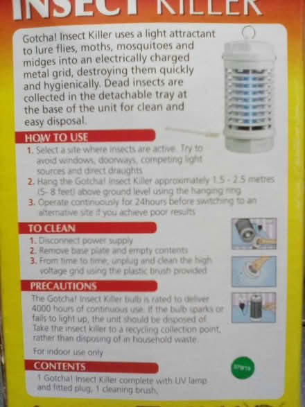 Photo of free Gotcha insect killer (Shipley, BD18) #3