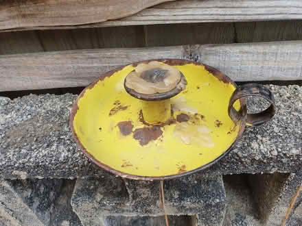 Photo of free For Am dram? Old Candleholder (Perranporth TR6) #1