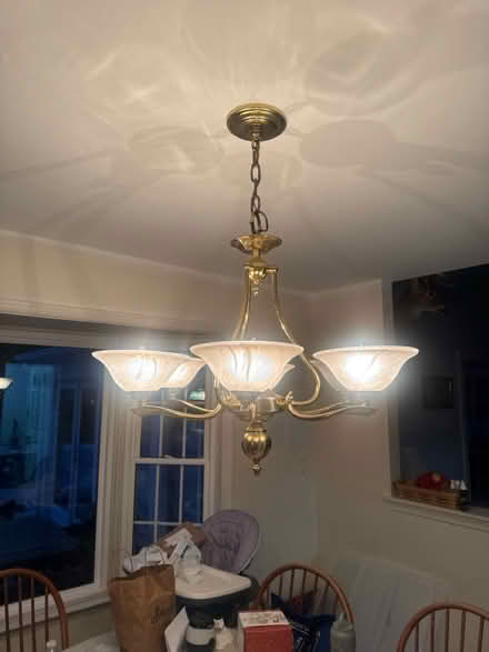 Photo of free Chandelier and Island Light (Maple Glen) #1