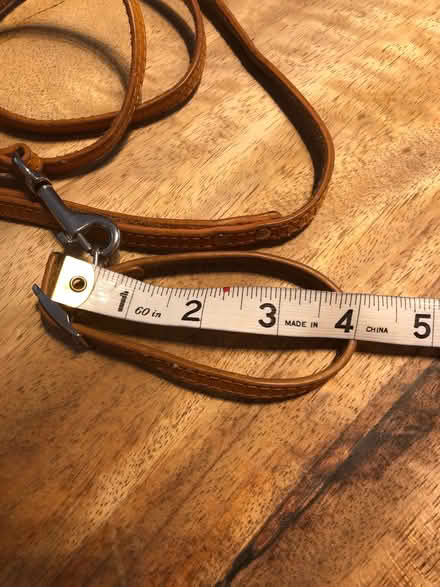 Photo of free Leather puppy lead and collar (Egerton Park CH42) #2