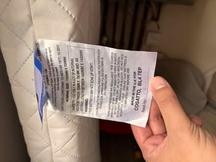 Photo of free kids mattress (OL7 ashton under lyne) #2
