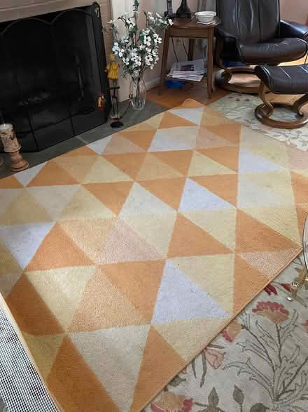Photo of free Rug 5x7 - Orange/ yellow/ white (Katonah, NY) #1