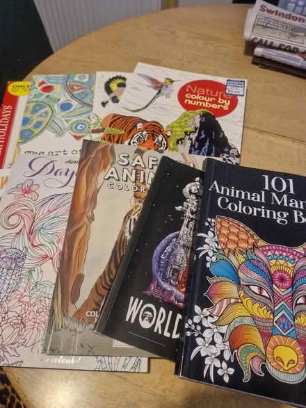 Photo of free Adult colouring books (Gorse Hill SN2) #1