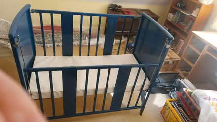 Photo of free Child dropside wooden cot (Havant PO9) #2