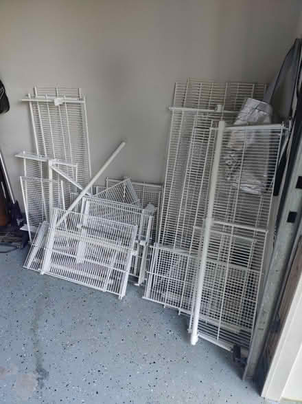 Photo of free Closet metal shelves (Folkstone dr, herndon) #4