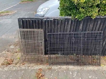 Photo of free 2 dog cages (CR0) #1