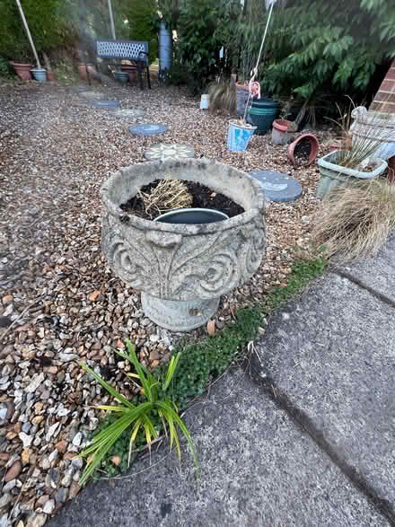 Photo of free Heavy Stone/concrete Planters (Queens Park BH8) #2