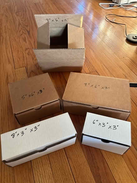 Photo of free unfolded cardboard boxes (Near Longfellow Park) #1