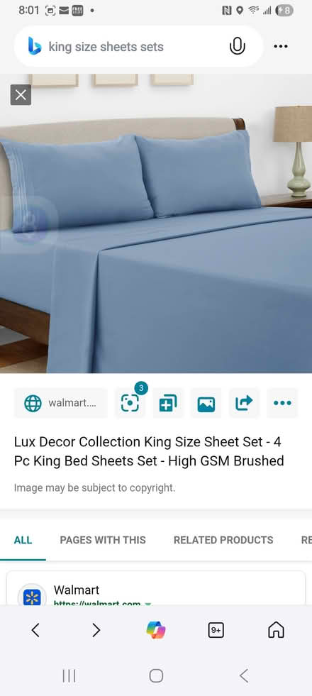 Photo of King size sheets (Fife) #1