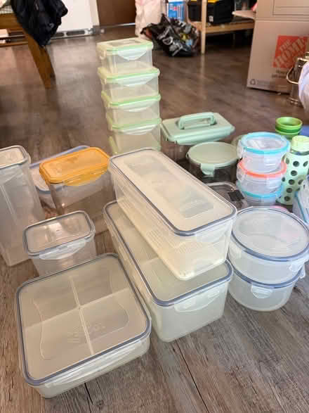 Photo of free Assort plastic/glass containers (North point) #1