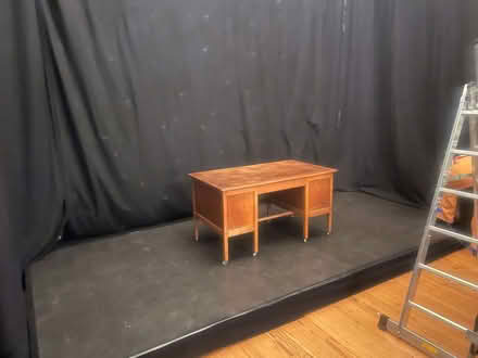 Photo of free Large wooden vintage desk and chair (The Mound EH2) #2