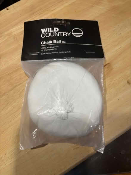Photo of free Chalk ball for climbing - 80g - new & sealed (Lemsford AL8) #1