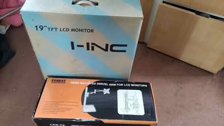 Photo of free 19" monitor with desk mount (Northern Moor M23) #1
