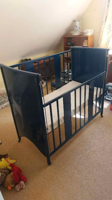 Photo of free Child dropside wooden cot (Havant PO9) #1