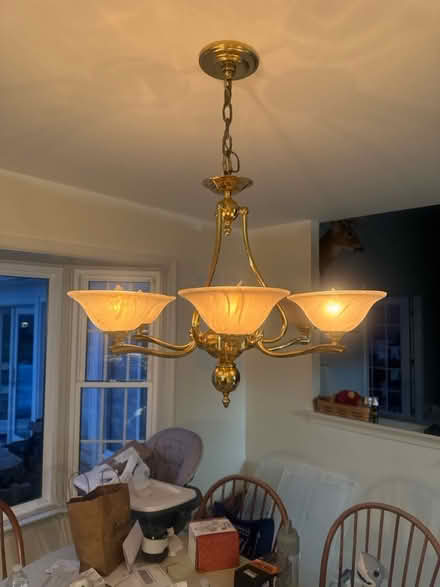 Photo of free Chandelier and Island Light (Maple Glen) #2