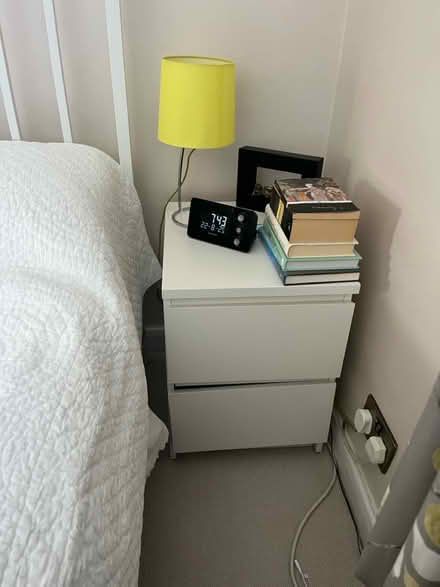 Photo of free IKEA Malm 2 drawer bedside table (Hampton TW12) #3