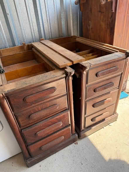 Photo of free Vintage Executive Desk (Baldwin & N Holly Rd) #1