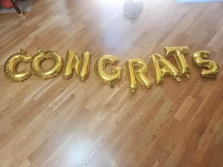 Photo of free Blow up "Congrats" Sign (Southwest Cupertino) #1