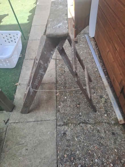 Photo of free Small set of wooden steps (Emsworth PO10) #2