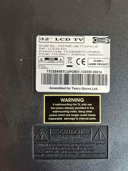 Photo of free 32'' LCD TV (Techniqa) (West Town) #3