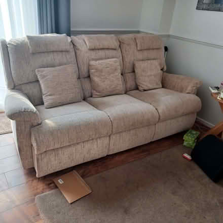 Photo of free Sofa and recliner chair (Erith DA8) #2