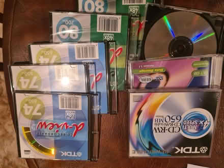 Photo of free CDs - Rewritable and Recordable (Oaklands nr Welwyn AL6) #1
