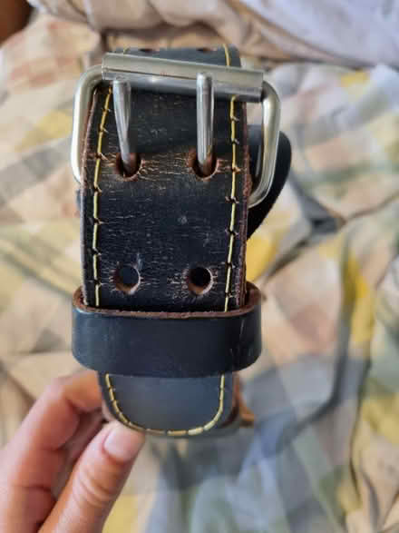 Photo of free Leather weight lifting belt (SE20) #3