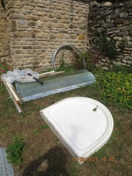 Photo of free Pacific D-Shape Shower Enclosure inc. Shower Tray (Snainton YO13) #1