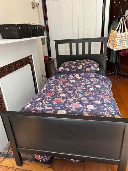 Photo of free Ikea Hemnes Twin Bed w/ Mattress (Newbury St., Back Bay) #2